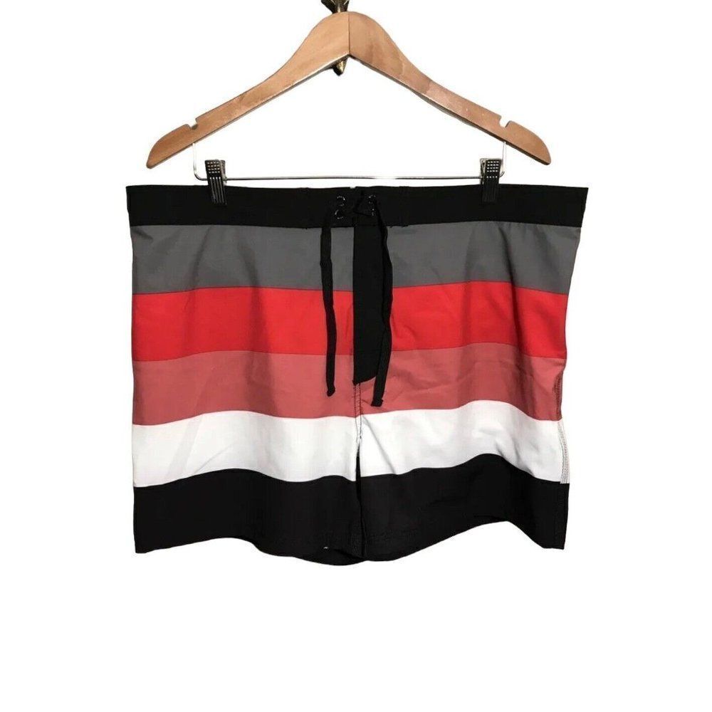 Pull In Pullin Colorblock Swim Trunks Short Shorts Mens Size 38 Beach‎ Pool NWT